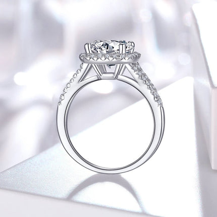 3 Carats Real Moissanite Ring - wnkrs