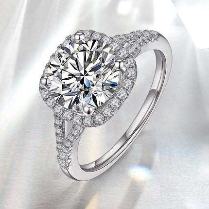 3 Carats Real Moissanite Ring - wnkrs