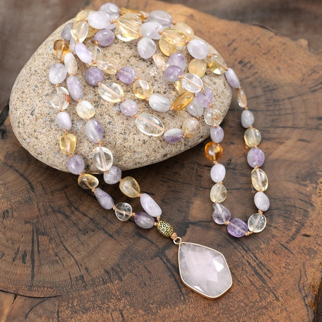 Natural Stone Beads Necklace - wnkrs