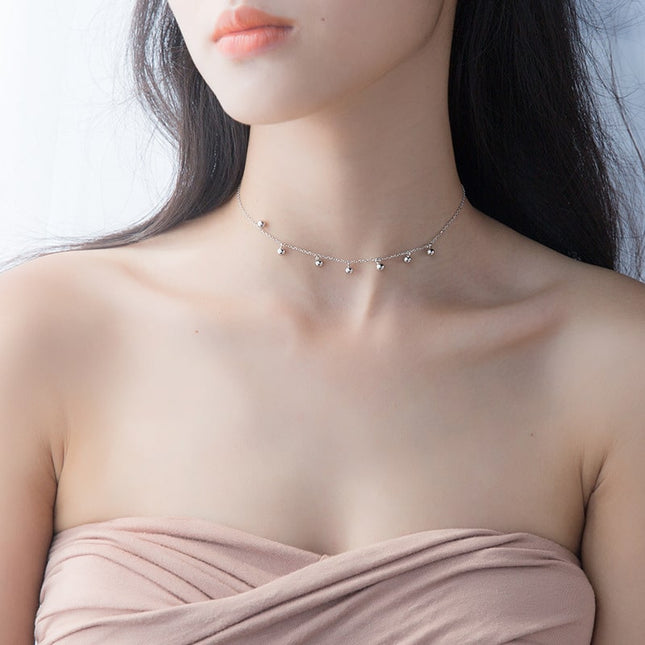 Women's Beaded Choker Necklace - wnkrs