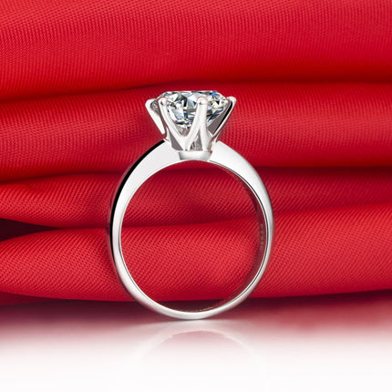 3 Carat Moissanite Engagement Ring - wnkrs