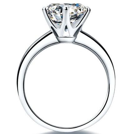 3 Carat Moissanite Engagement Ring - wnkrs