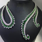 chapado en platino / verde