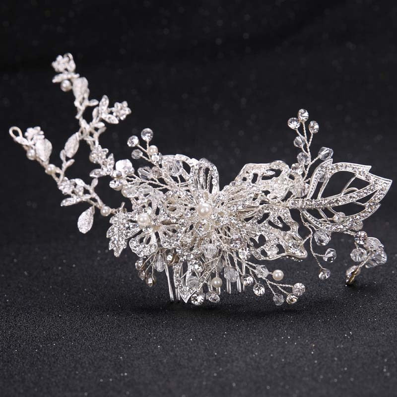 Lightweight Silver Side Comb for Hair