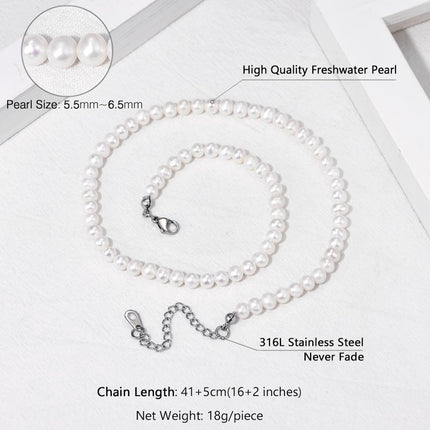 Freshwater Cultured Pearls Necklace for Women - Wnkrs