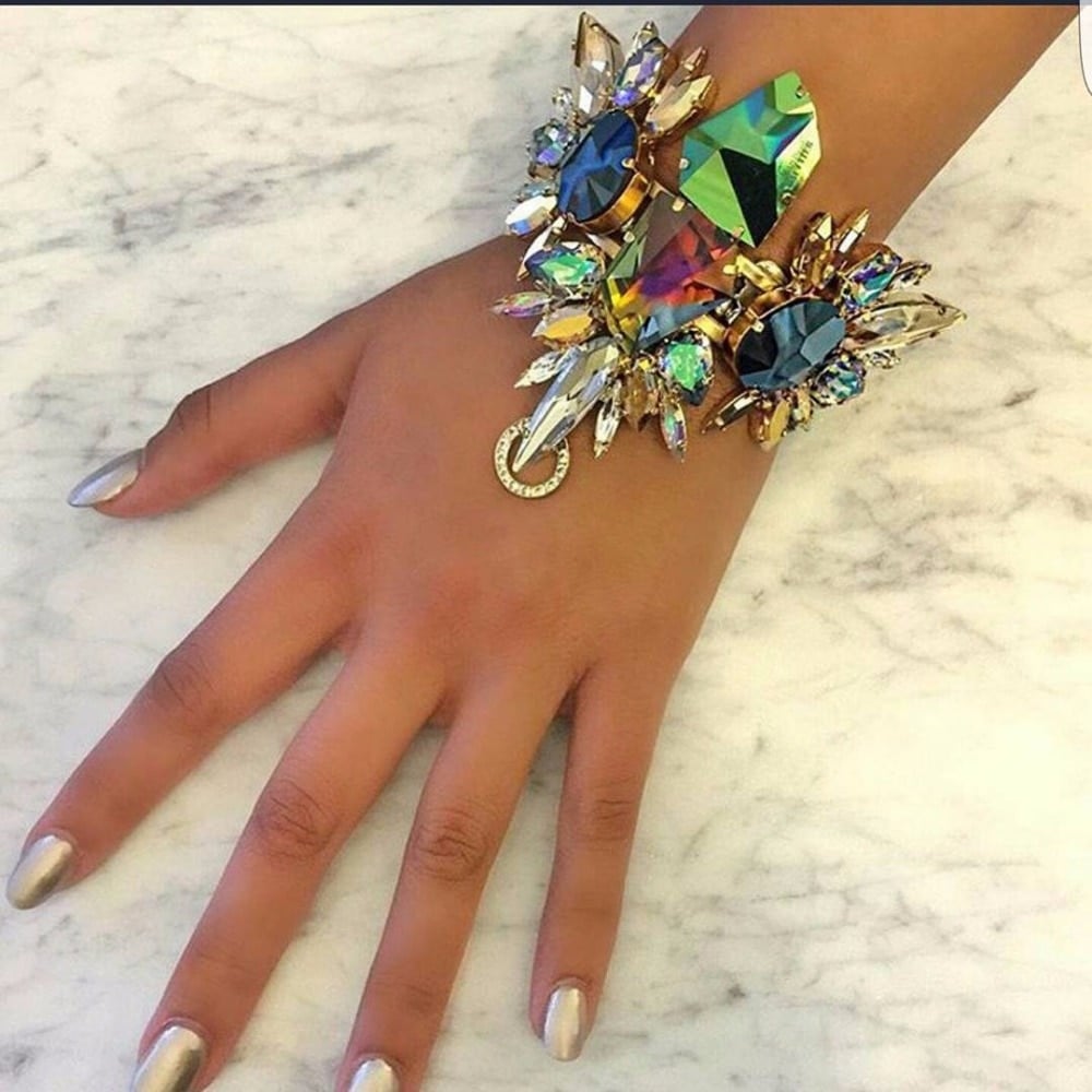 Luxury Crystal Wide Bracelet/Anklet