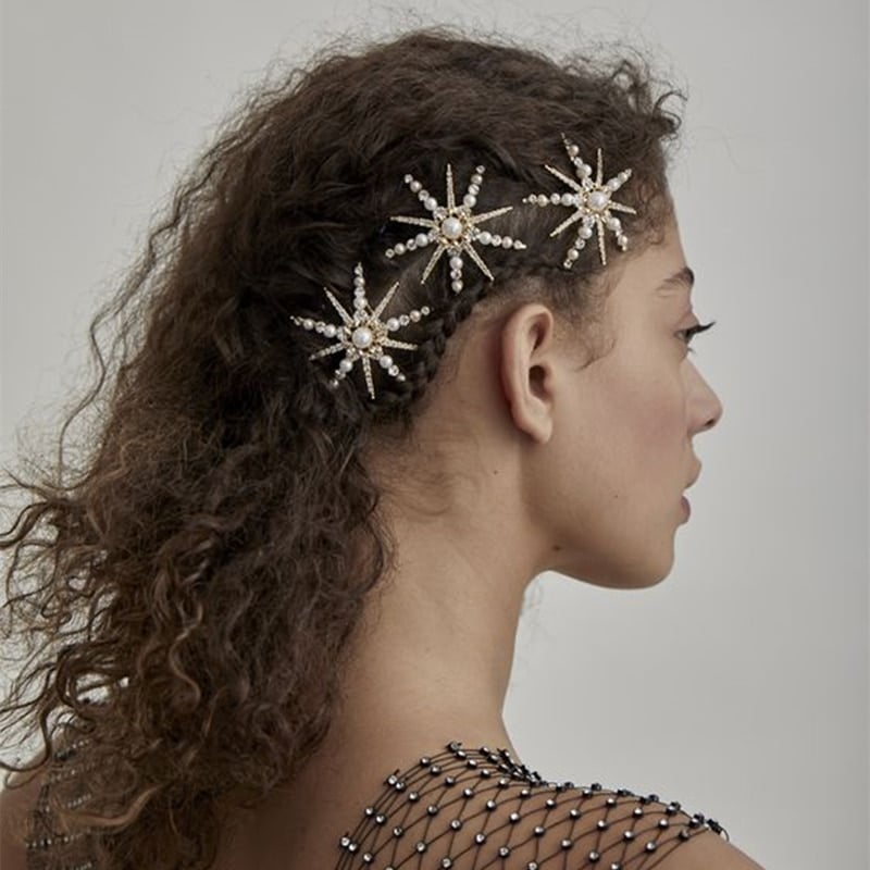 Women's Star Shape Rhinestone Hair Pin