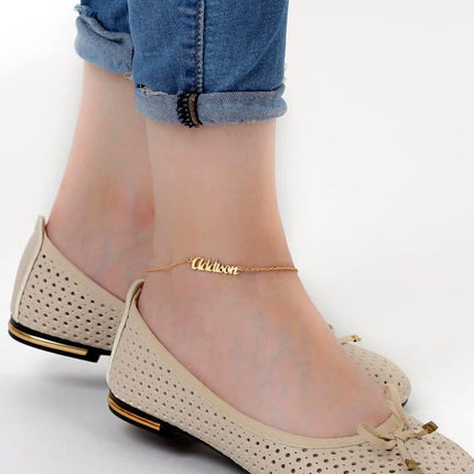 Cute Handmade Customized Anklet - Wnkrs