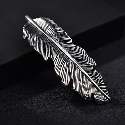 Women's Boho Feather Shaped Hair Clip - wnkrs