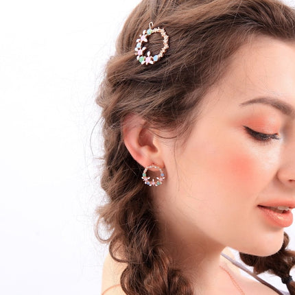 Colorful Round Hair Barrette for Women - Wnkrs