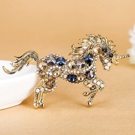 Kawaii Vintage Horse Shaped Women's Brooches - Wnkrs