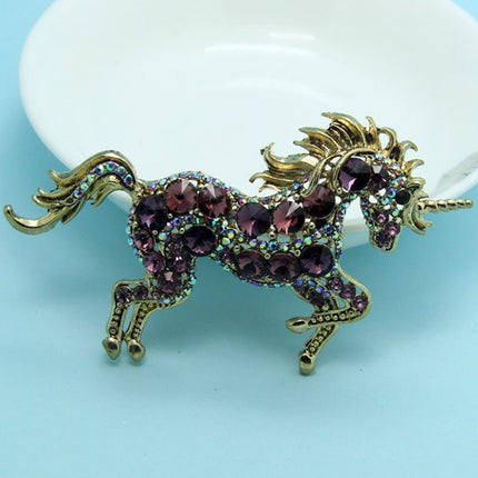 Kawaii Vintage Horse Shaped Women's Brooches - Wnkrs