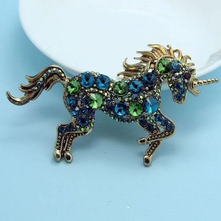 Kawaii Vintage Horse Shaped Women's Brooches - Wnkrs