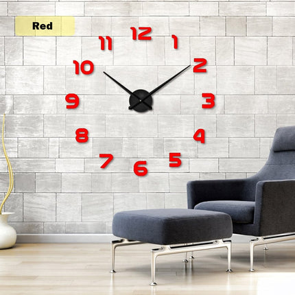 Minimalistic Acrylic Wall Sticker Clock - wnkrs