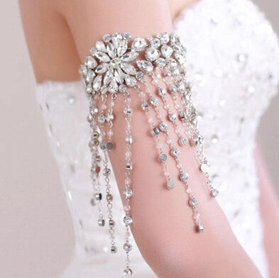 Women's Shiny Armband with Crystals - wnkrs