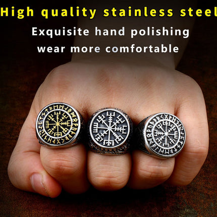 Men's Nordic Stainless Steel Ring - Wnkrs
