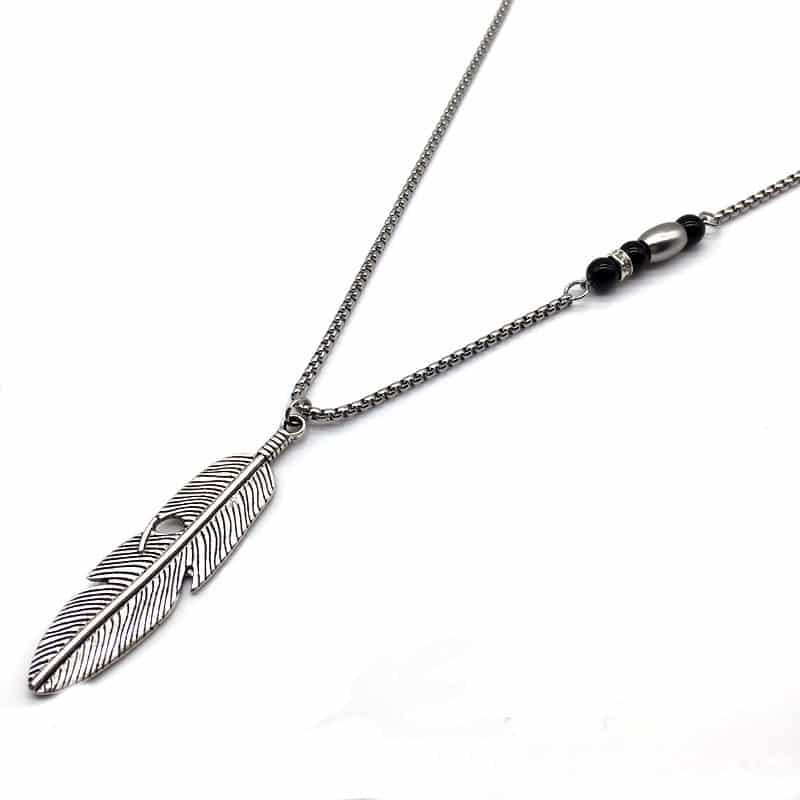 Men's Feather Neckalce