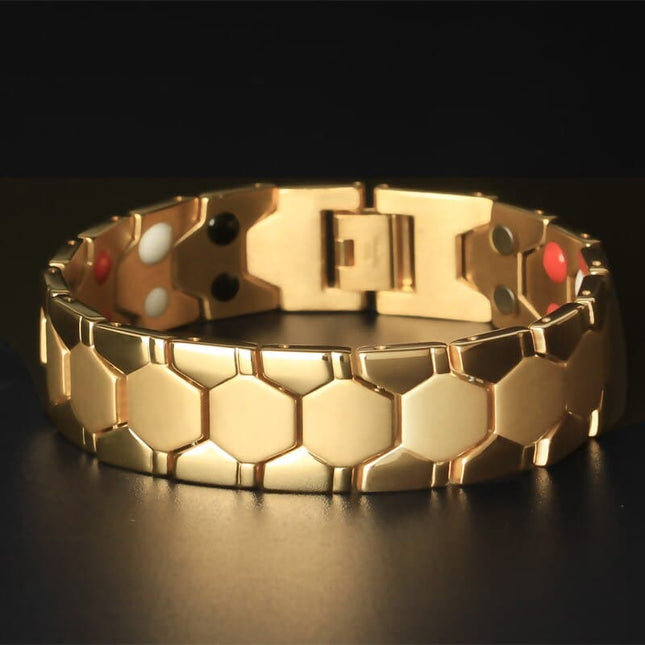 Men's Honeycomb Magnetic Bracelet