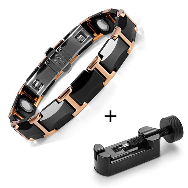 Men's Ceramic and Tungsten Steel Magnetic Bracelet - Wnkrs