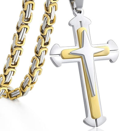 Men's Cross Pendant Necklace - Wnkrs