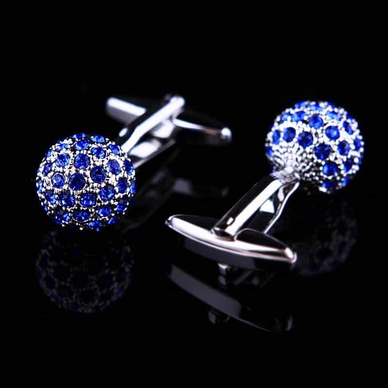 Men's Crystal Ball Cufflinks