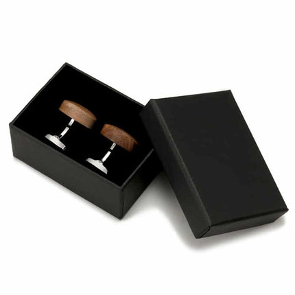 Men's Walnut Wood Cufflinks - Wnkrs