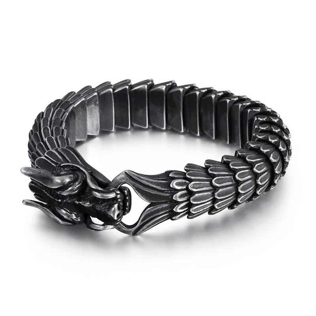 Men's Vintage Dragon Chain Bracelet - Wnkrs