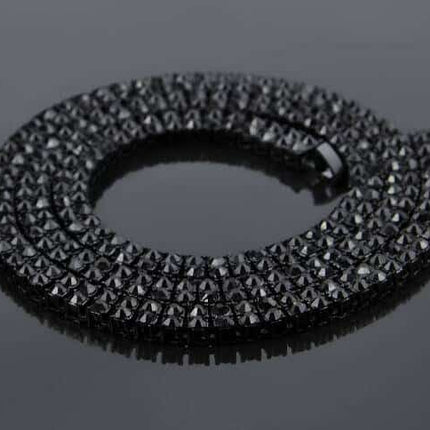 Men's Iced Out Two Rows Rhinestone Chains - Wnkrs