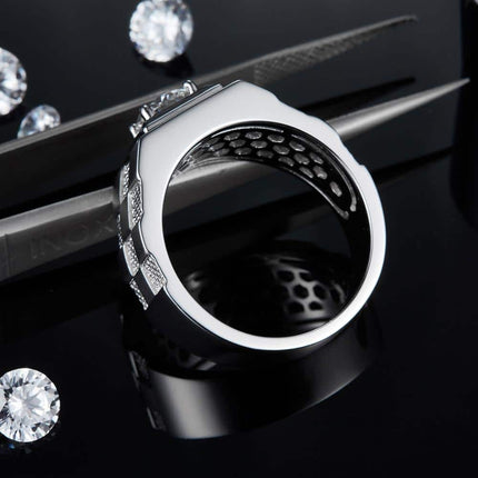 Moissanite Diamond Men's Ring - Wnkrs