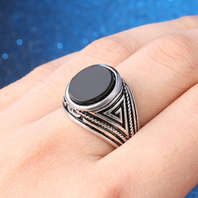 Fashion Black Men's Ring - Wnkrs