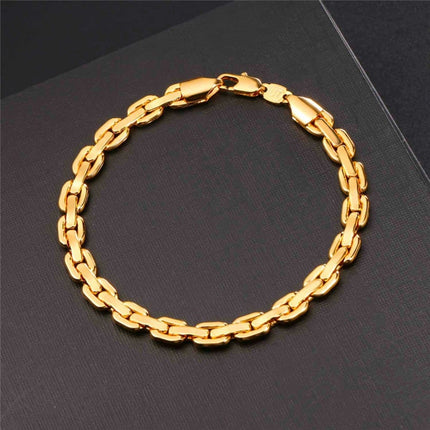 Chainlink Bracelet and Necklace Set - Wnkrs