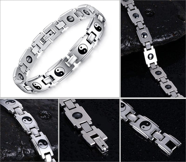 Men's Ying Yang Magnetic Bracelet - wnkrs