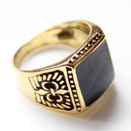 Cute Ancient Solid Men's Ring - Wnkrs