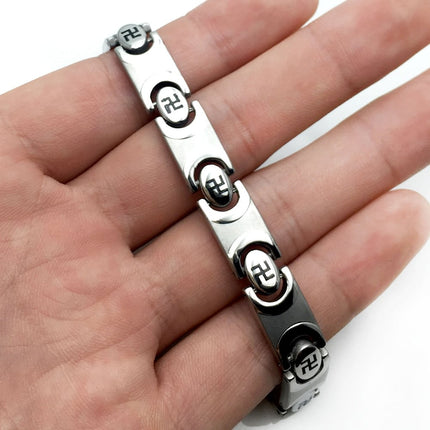 Men's Hindu Swastika Magnetic Bracelet - Wnkrs