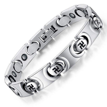 Men's Hindu Swastika Magnetic Bracelet - Wnkrs