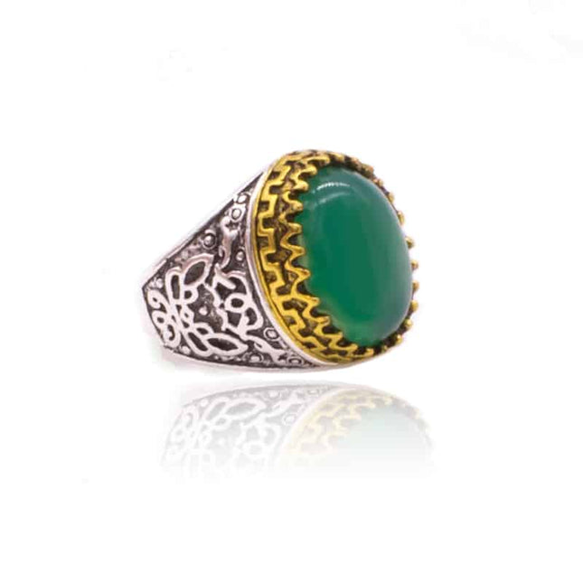 Fashion Retro Oval Men's Signet Ring - Wnkrs