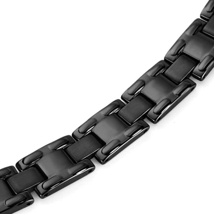Men's Black Titanium Bracelet - Wnkrs