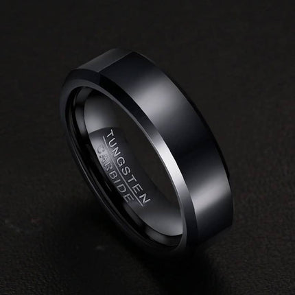 Men's Simple Tungsten Carbide Ring - Wnkrs