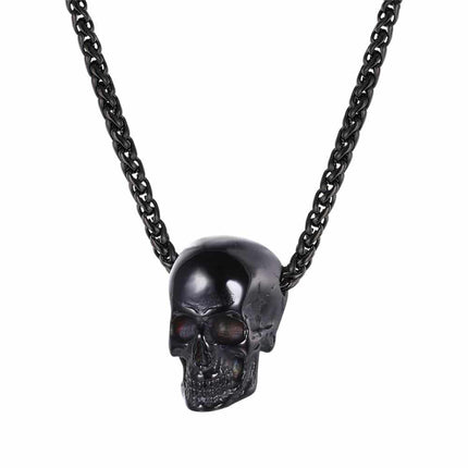 Men's Stainless Steel Skull Pendant - Wnkrs