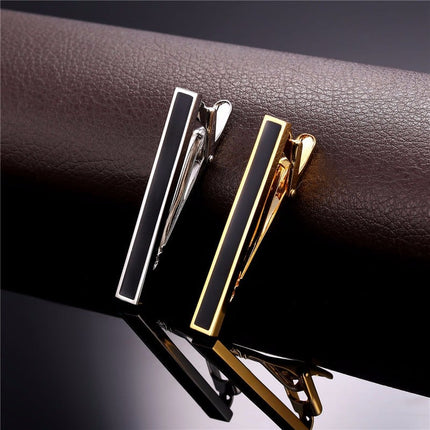 Elegant Enamel-Decorated Men's Tie Clip - Wnkrs