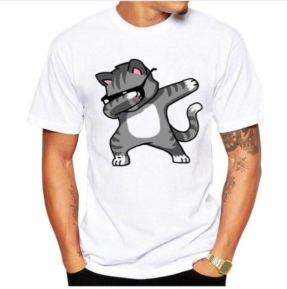 Men's Funny Animal Cotton T-Shirt