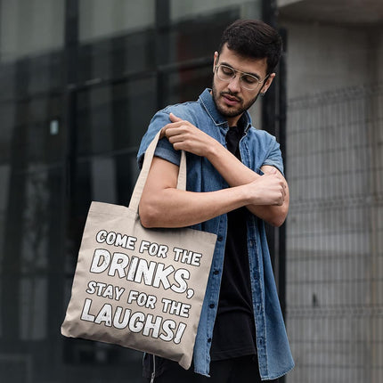 Funny Quote Small Tote Bag - Funny Saying Shopping Bag - Cool Design Tote Bag - wnkrs