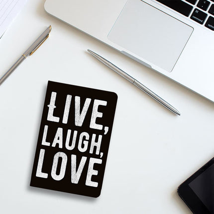 Live Laugh Love Journal - Trendy Notebook - Cool Journal - wnkrs