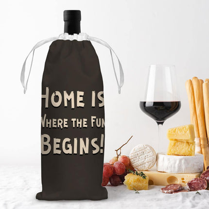 Cool Saying Wine Tote Bag - Quotes Wine Tote Bag - Graphic Wine Tote Bag - wnkrs