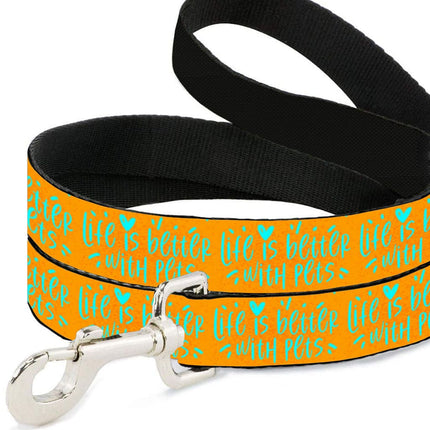 Life Is Better With Pets Pet Leash - Kawaii Leash - Printed Leash for Dogs - wnkrs