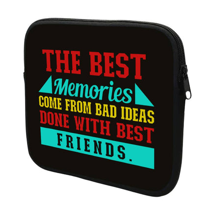 Best Friend Quotes MacBook Air 14" Two-Sided Sleeve - Funny Design Laptop Sleeve - Graphic MacBook Sleeve - wnkrs