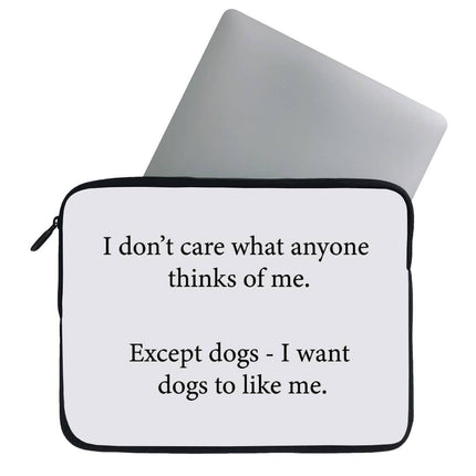 Dog Lover MacBook Pro 16" Sleeve - Printed Laptop Sleeve - Funny MacBook Sleeve - wnkrs