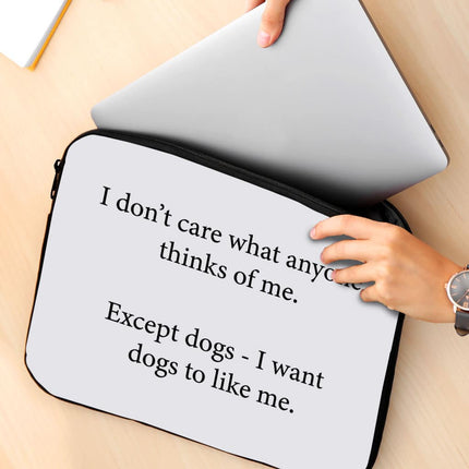 Dog Lover MacBook Pro 16" Two-Sided Sleeve - Printed Laptop Sleeve - Funny MacBook Sleeve - wnkrs