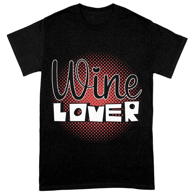 Wine Lover Heavy Cotton T-Shirt - Best Print Tee Shirt - Cool T-Shirt - wnkrs