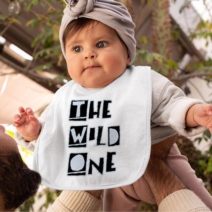 The Wild One Baby Bibs - Best Design Baby Feeding Bibs - Trendy Bibs for Eating - wnkrs